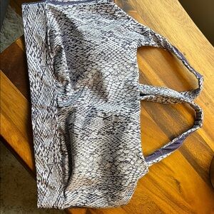 Snakeskin Print Sports Bra -XL